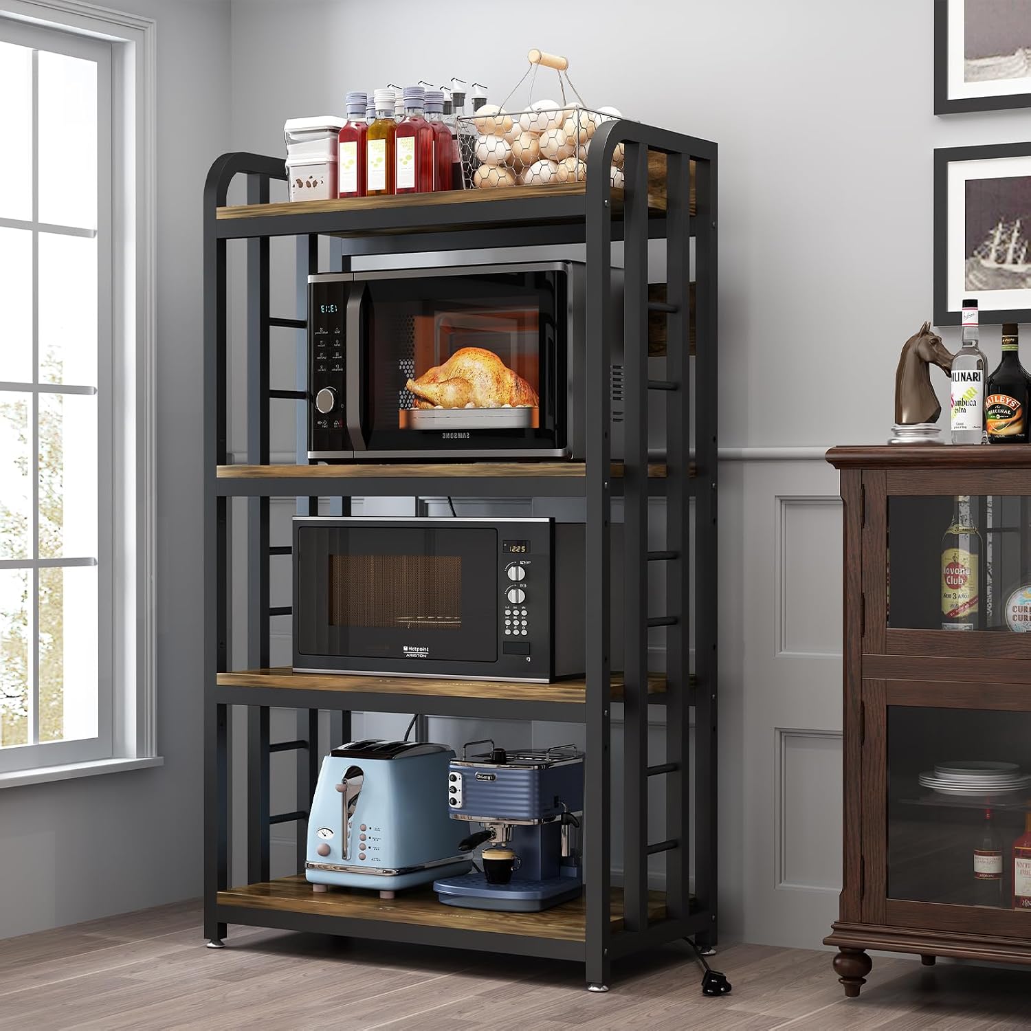 Kitchen Appliances Countertop - Estante de Cocina de 4 Niveles