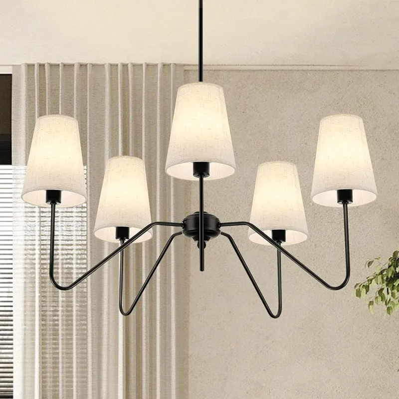 Kitchen Appliances In White - Candelabro Vintage, iluminación de cocina, pantalla