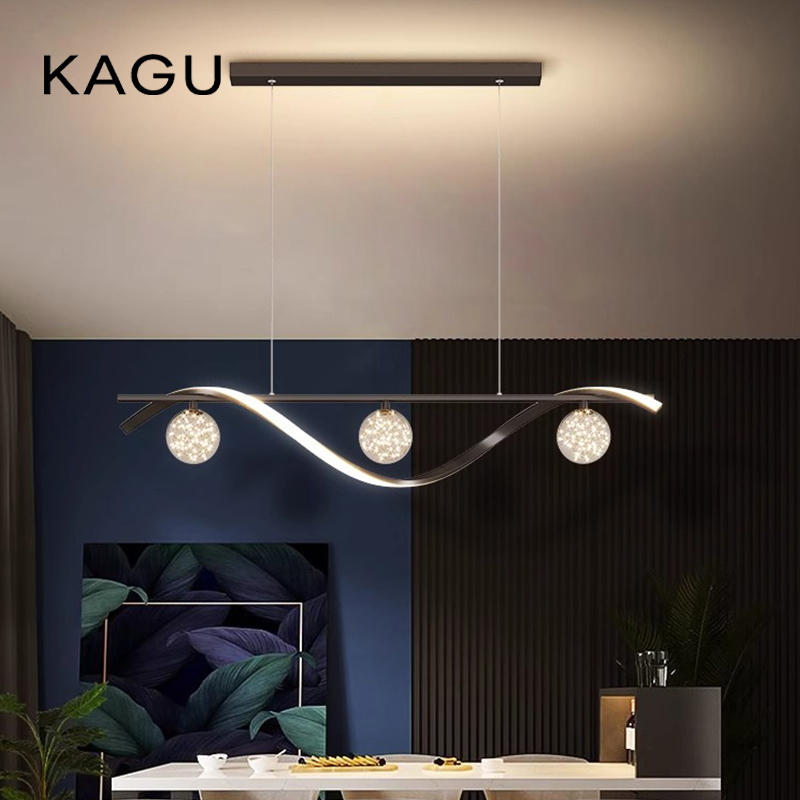 Kitchen Appliances In White - Lámparas colgantes Led minimalistas modernas con