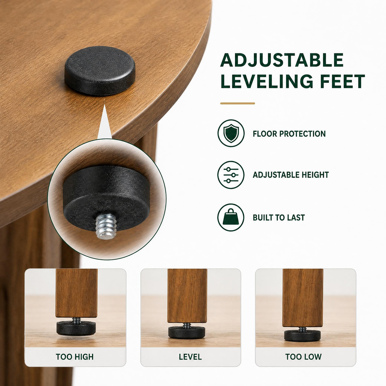 Mesa de Comedor Redonda de 47  - Kitchen Appliances Table reseña y precio