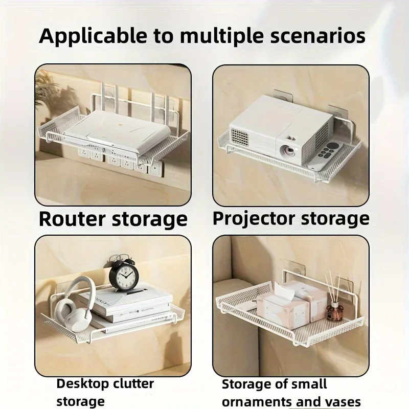 Estante de pared para router,  - Kitchen Appliances Rack reseña y precio