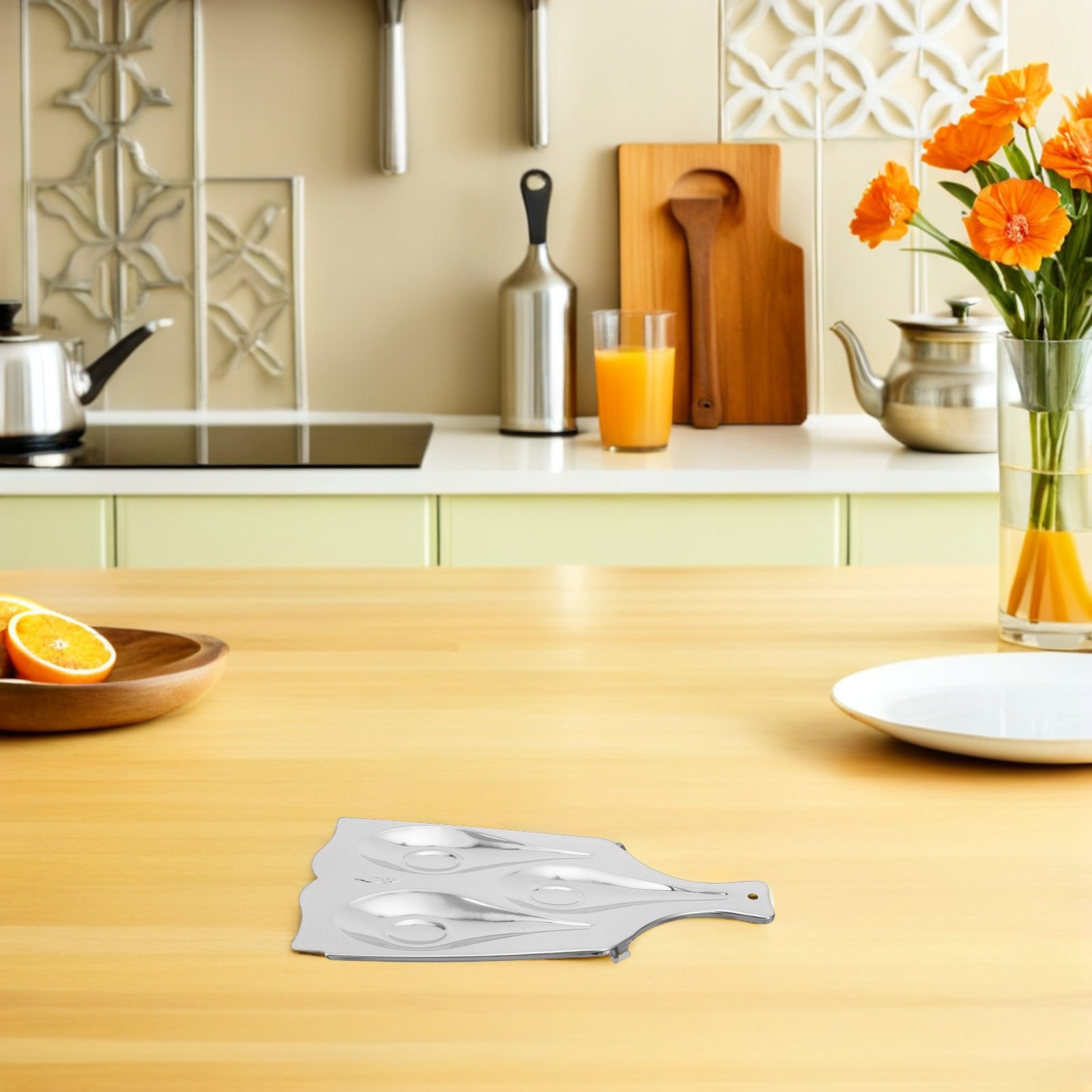 Reposacucharas de Acero Inoxid - Kitchen Appliances Rack reseña y precio