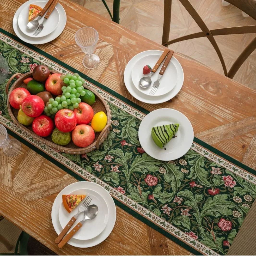 Camino de mesa de flores y pla - Kitchen Appliances Table reseña y precio