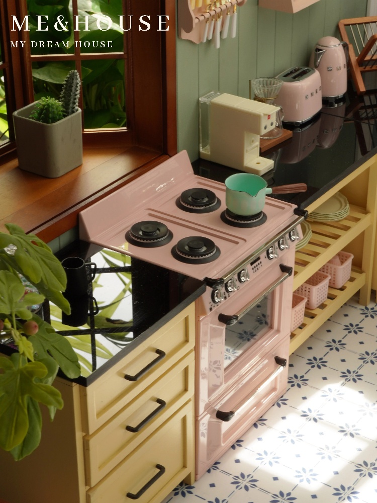 Mini modelo de casa de muñecas - Kitchen Appliances Oven reseña y precio
