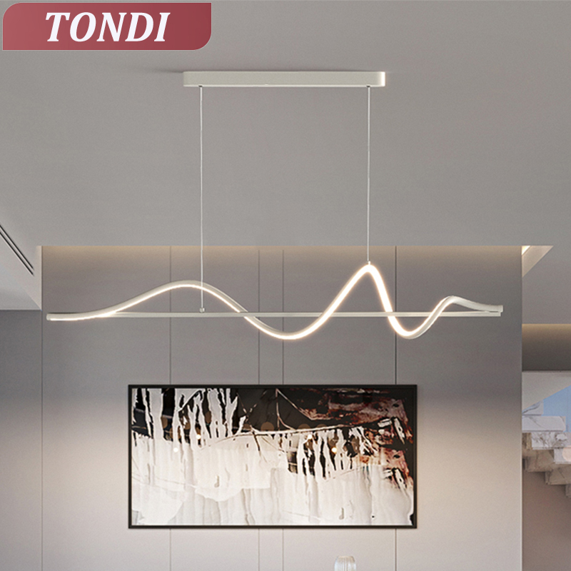 Luces colgantes LED modernas p - Kitchen Appliances In White reseña y precio
