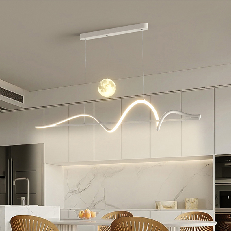 Luces colgantes LED modernas p - Kitchen Appliances In White reseña y precio