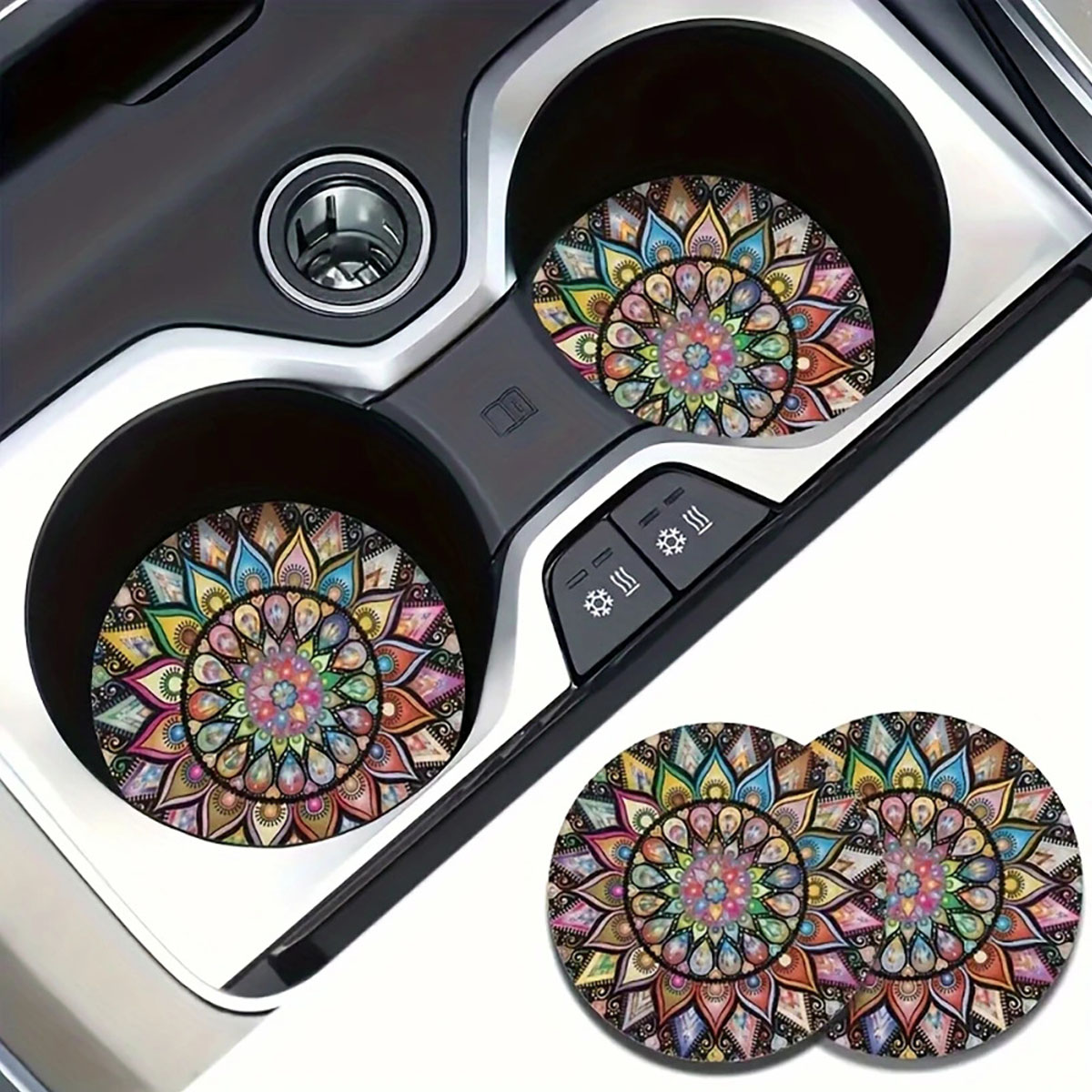 Juego de Posavasos para Coche  - Kitchen Appliances Rack reseña y precio
