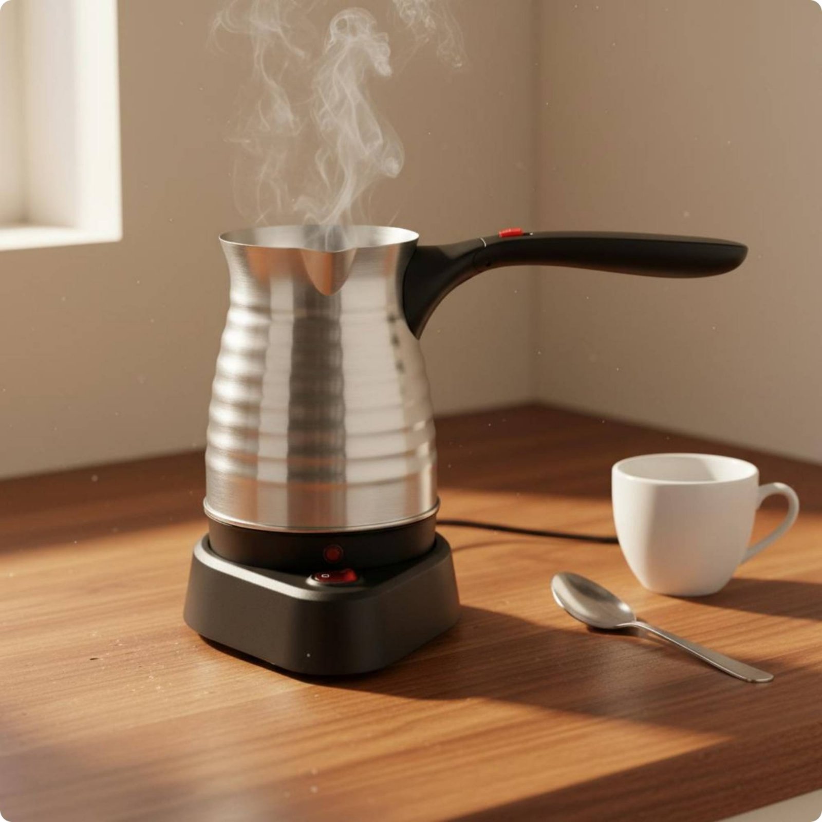 Cafetera Eléctrica Turca con E - Kitchen Appliances Uk reseña y precio