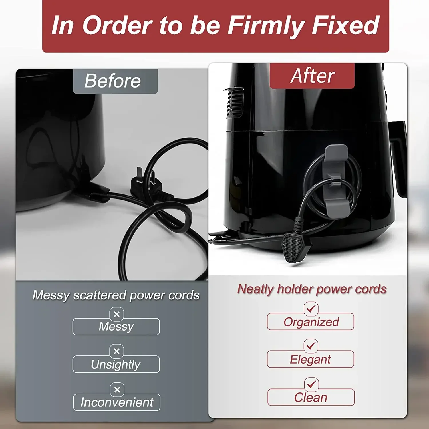 Organizador de cables, clip pa - Kitchen Appliances Germany reseña y precio